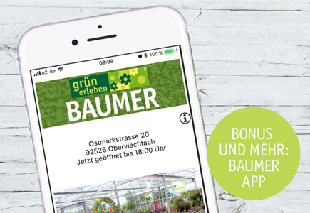 Die Baumer App nutzen Die Baumer App nutzen