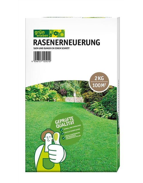 Rasenerneuerung 2 in 1