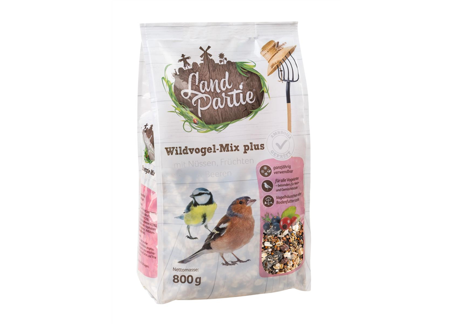 Wildvogelfutter Plus mit Nüssen, Früchten und Beeren